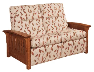 St. Cloud Slatted Reclining Loveseat
