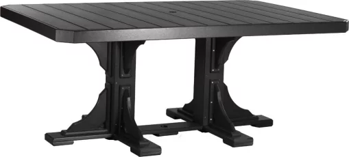 Black Stockton Outdoor Dining Table
