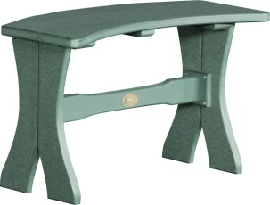 Green Stockton Outdoor Dining Bench