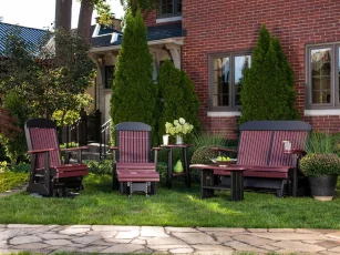 Cherrywood and Black Poly Furniture