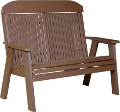 Chestnut Brown Stockton Patio Bench