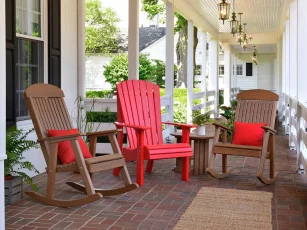 Stockton Porch Rocker and Rockaway Adirondack