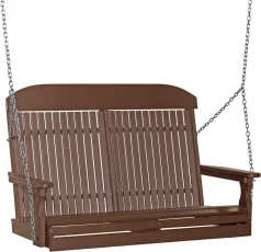 Chestnut Brown Stockton Porch Swing