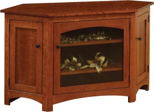 Mission Style Corner Console