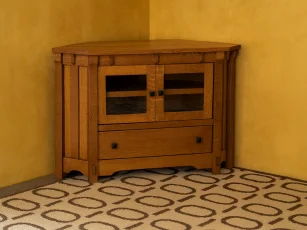 Sunrise Manner Corner Media Console