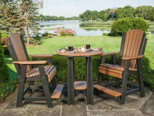 Two Tone Counter Height Dining Seating