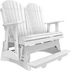 White Tahiti Loveseat Balcony Glider