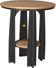 Antique Mahogany and Black Tahiti Balcony Table