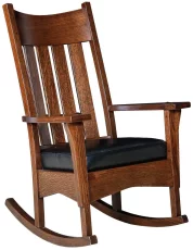 Tilleda Rocker with Leather Seat