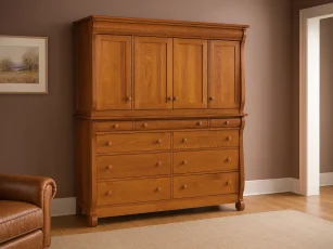 Victoria Sleigh Mule Dresser with Mirror