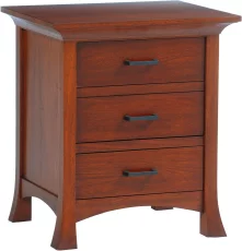 Villa 3-Drawer Nightstand