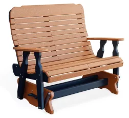 Two-toned Whitehaven Outdoor Double Glider