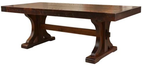 Widdicomb Rustic Trestle Table