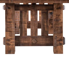 Rustic Table Detail