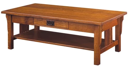 Zaynah Coffee Table in Quartersawn White Oak