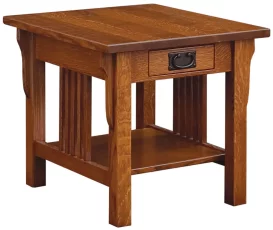 Zaynah Quartersawn Oak End Table