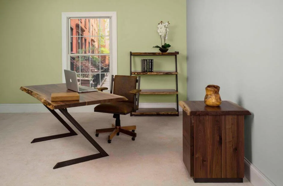 Amish-Made Rustic Office Furniture