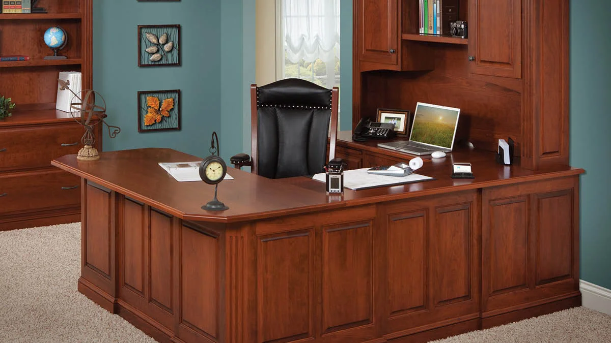 U Shaped Desks - Amish-Crafted