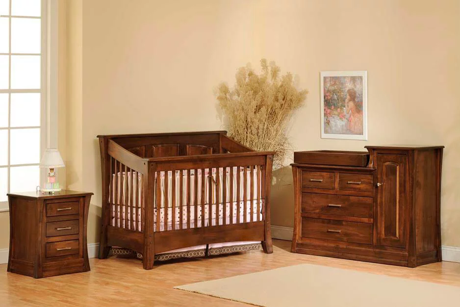 Rosewood Wooden Nursery Set image 2