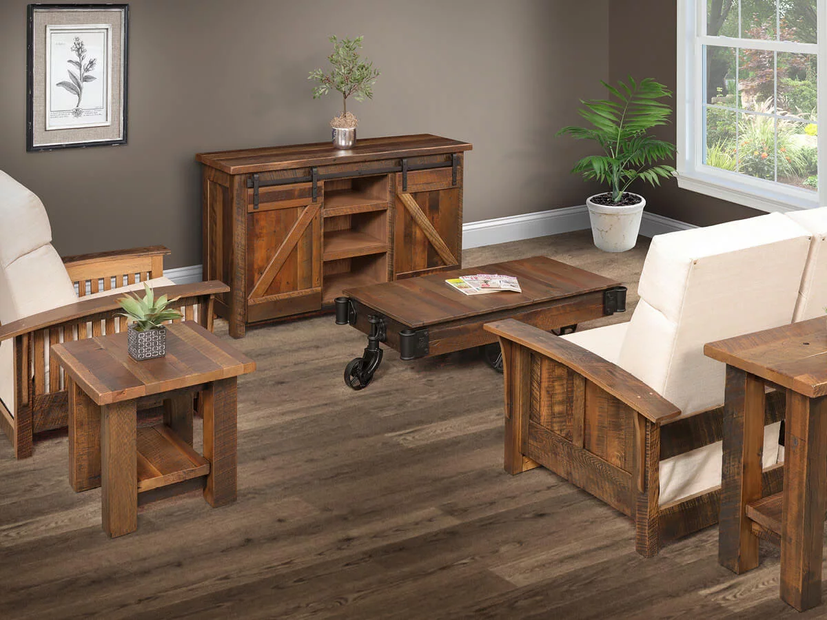 Colebrook Reclaimed Living Room Set image 1