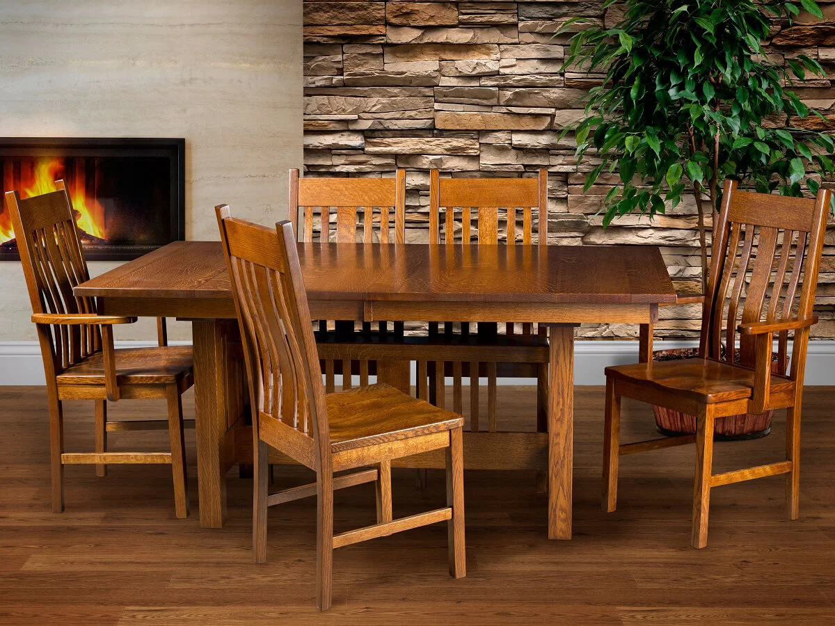 Crespi Mission Dining Set image 1