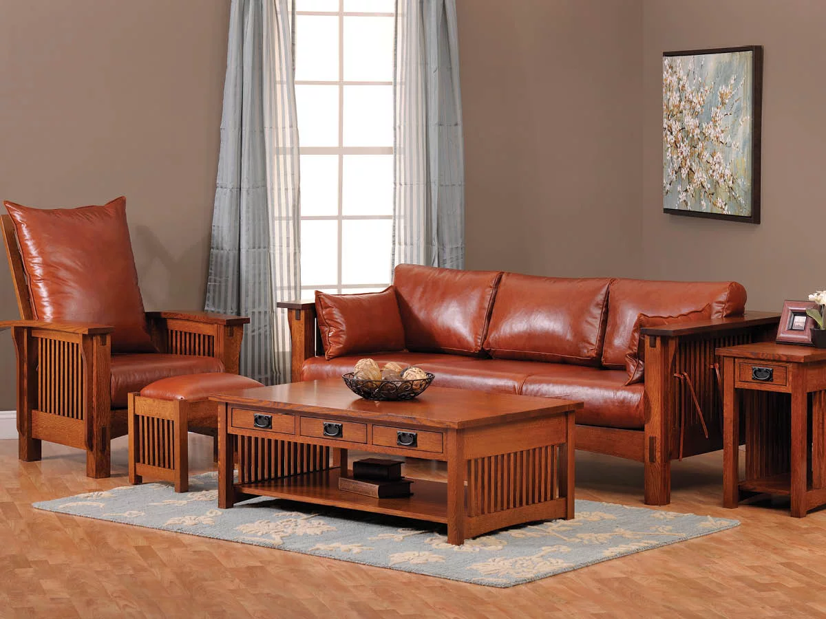 Healy Mission Living Room Set image 2