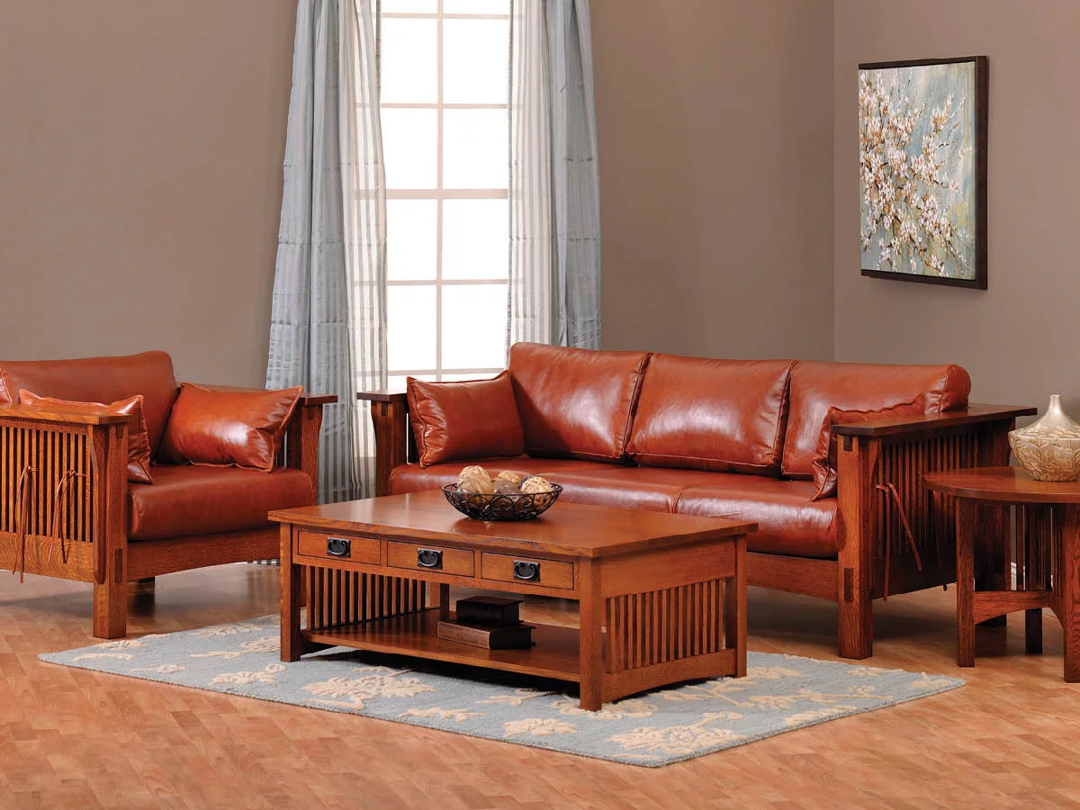 Healy Mission Living Room Set image 1