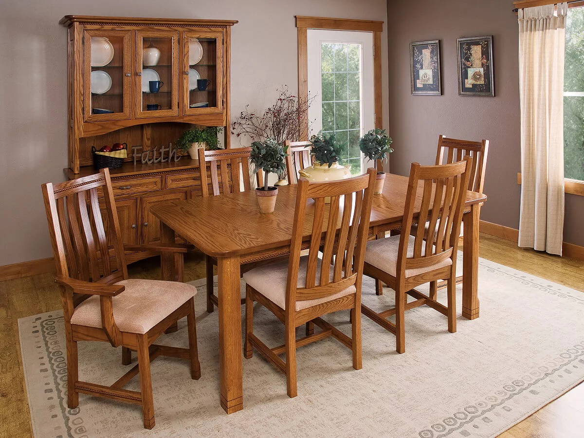Parron Mission Kitchen and Dining Set image 1